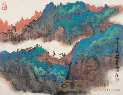 张尔宾 2003年作 山水 镜心 32×41cm